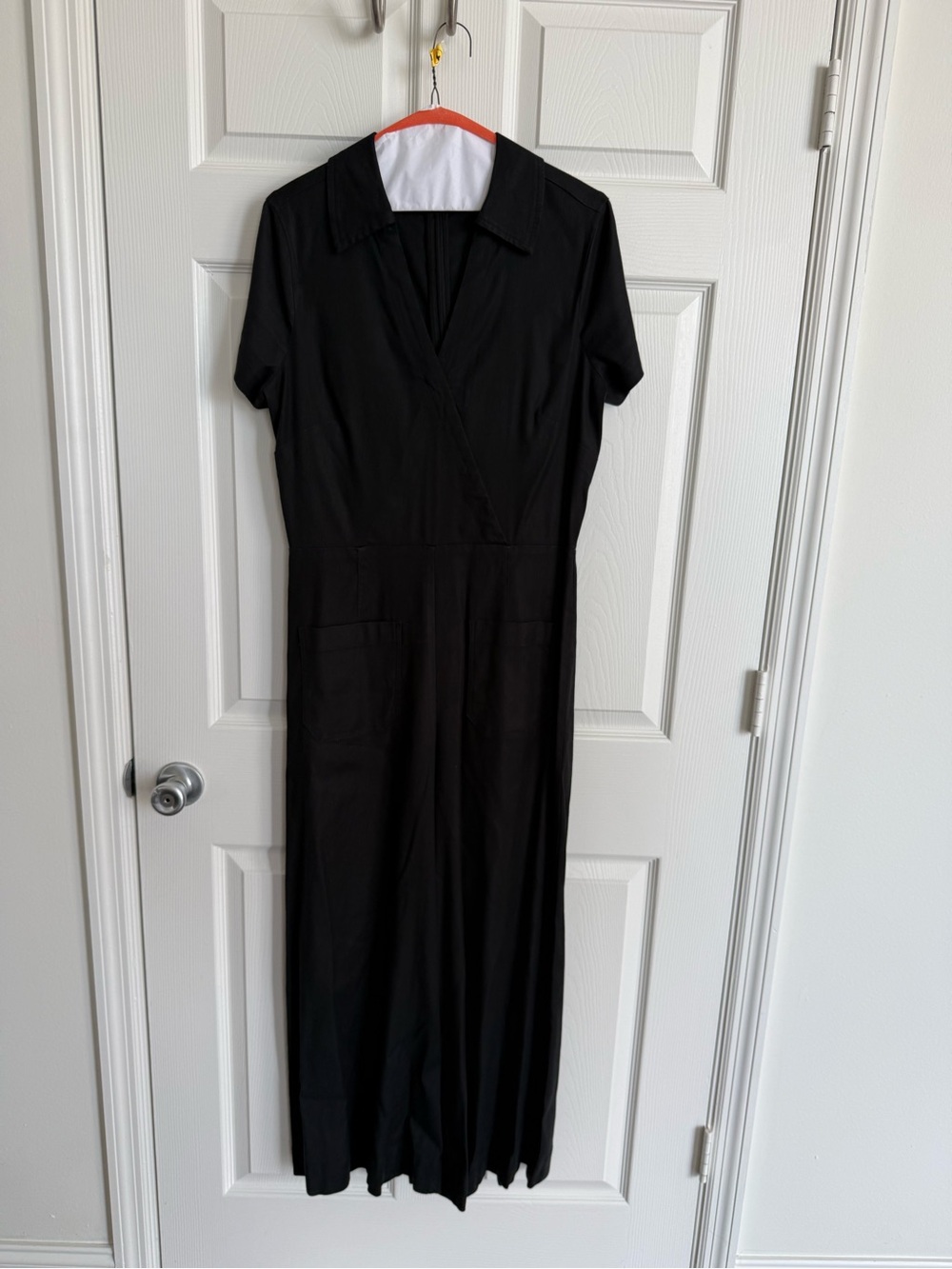 Classic Black Short-Sleeve jumpsuit